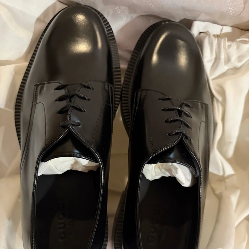 Gucci Henry Derby Lace Shoes